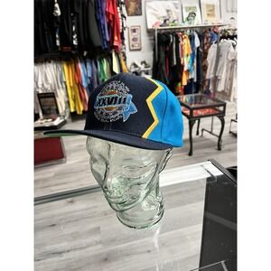 Vintage 90s Apex One Shockwave Atlanta XXVIII Super Bowl Snapback Hat OSFA RARE